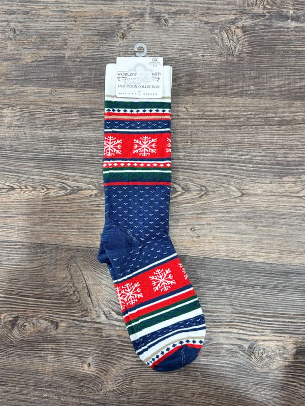 Snowflake Knit Pickin’ Socks