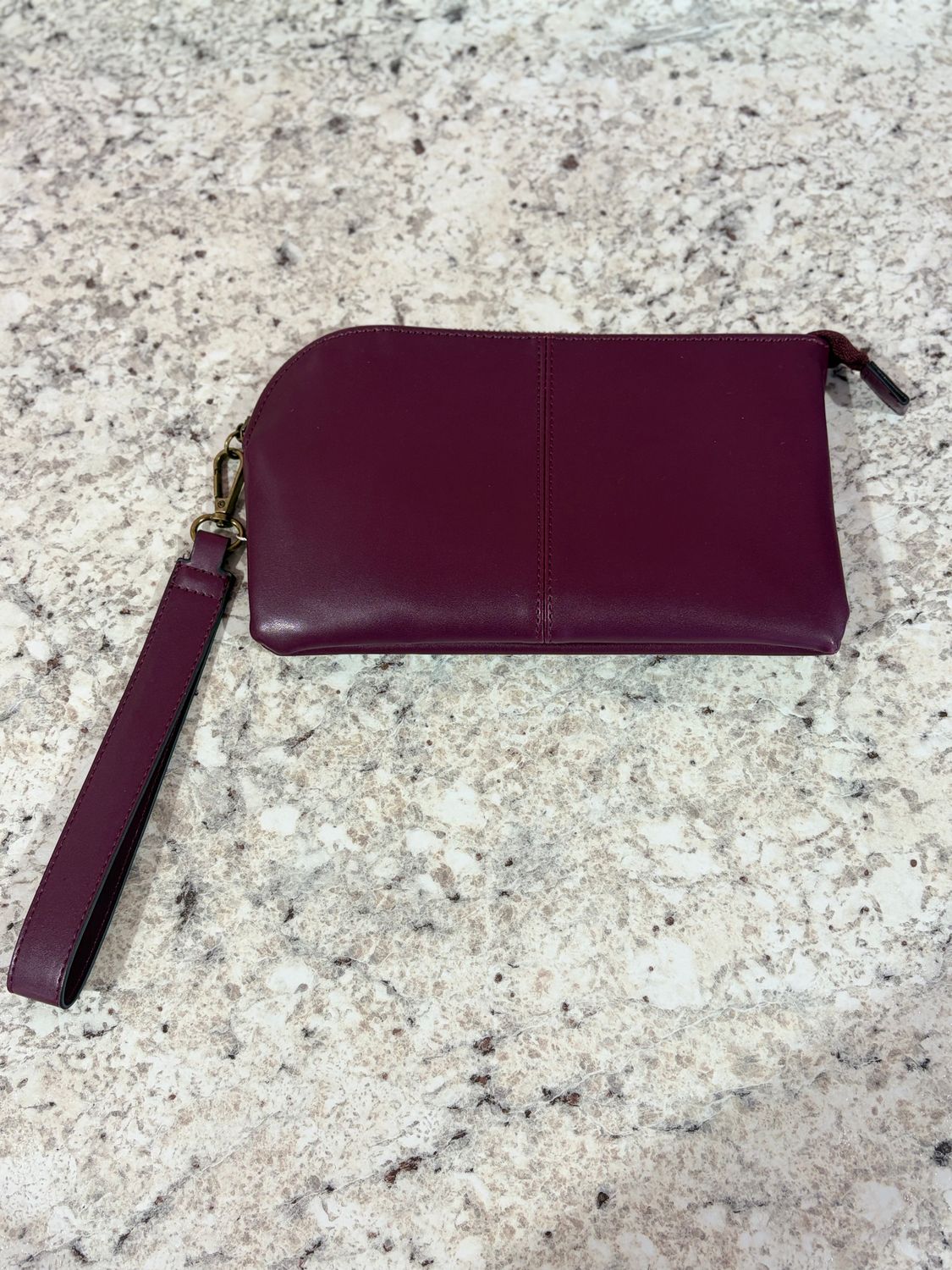 Deep Wine Clutch