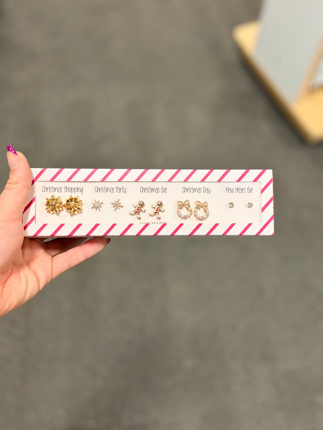 Christmas Bow/North Star Earring Set