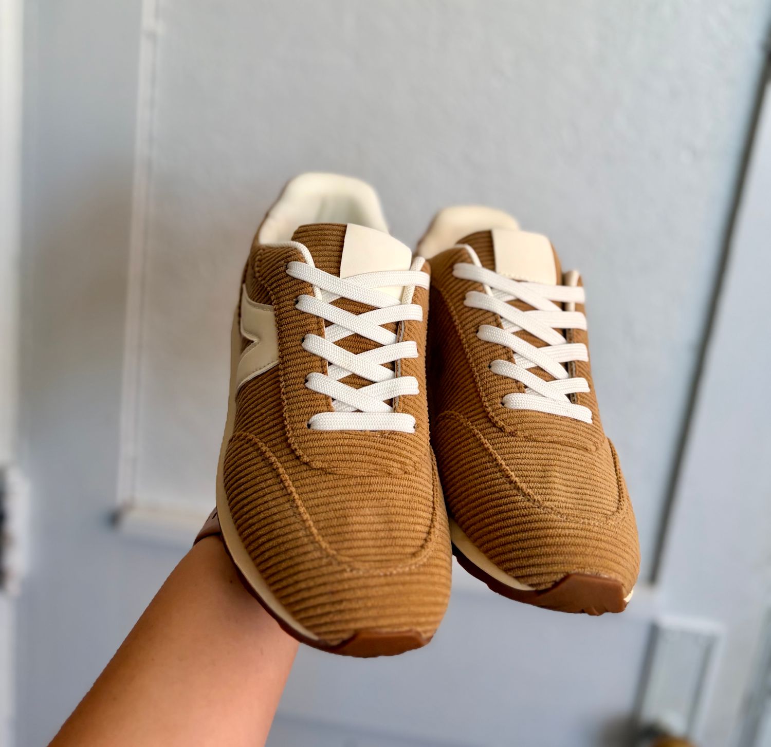 The Joelle Sneaker in Tan