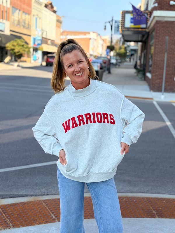 North Knox Warriors Reversible Mock Neck Pullover