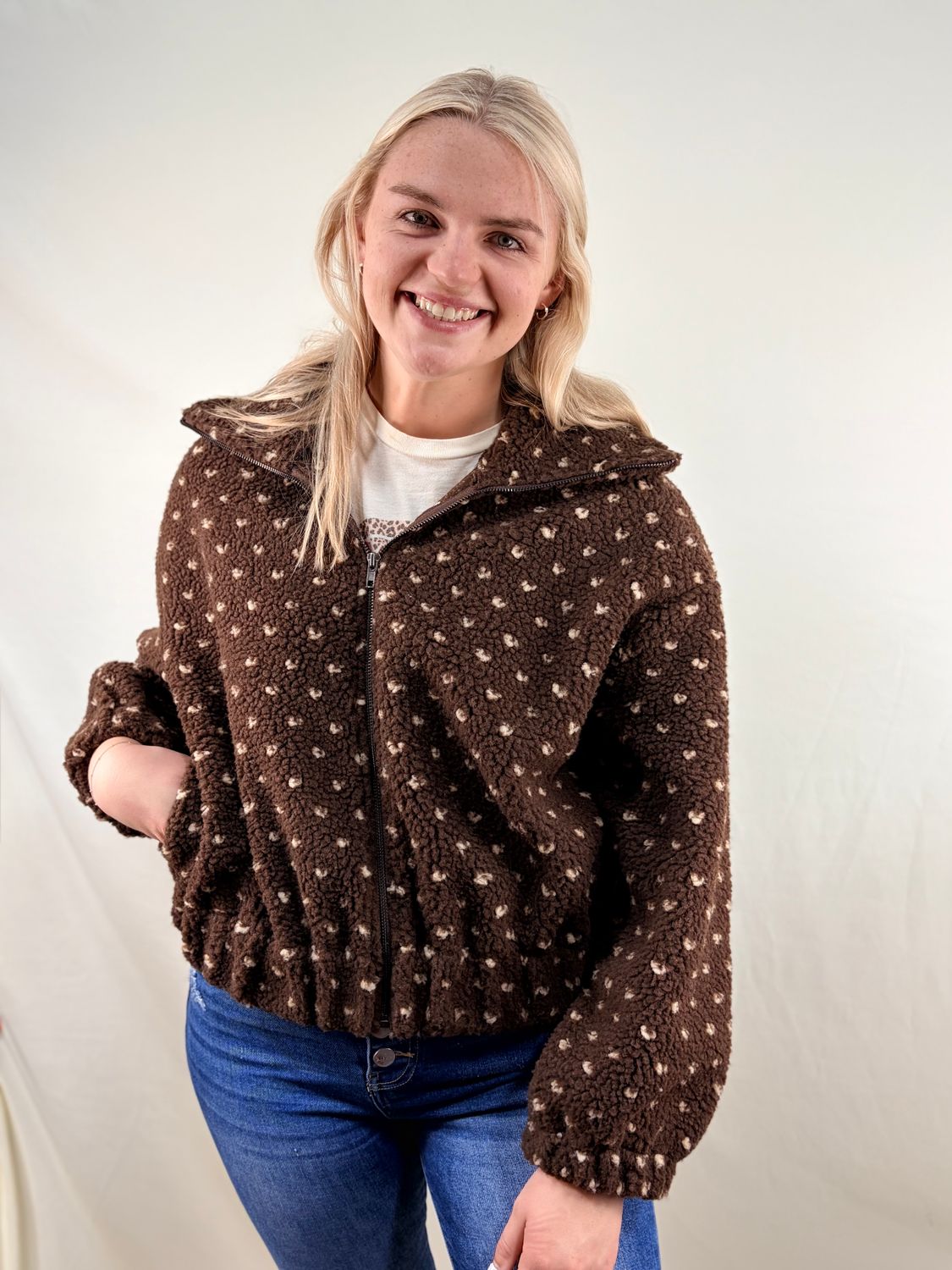 Heart Fleece Jacket