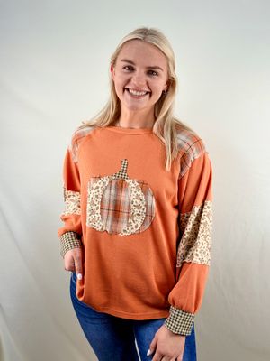 Rust Patch Pumpkin Top Rust Patch Pumpkin Top