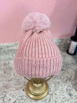 Pink Pearl Beanie