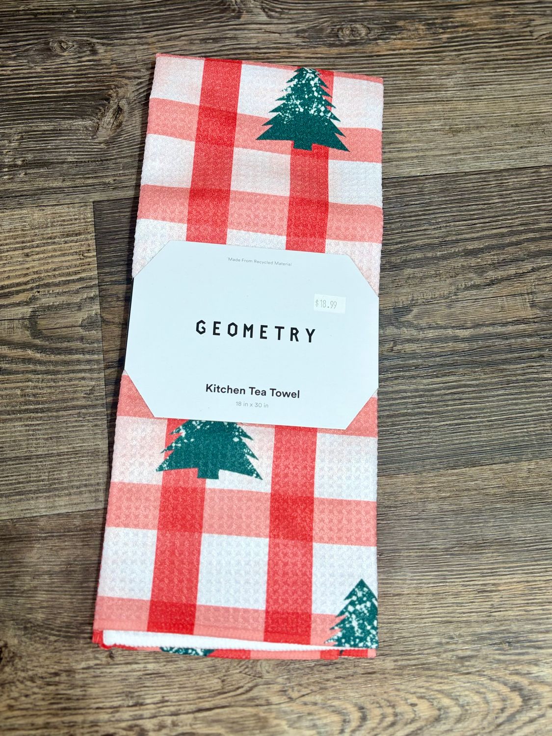 Christmas Pines Tea Towel