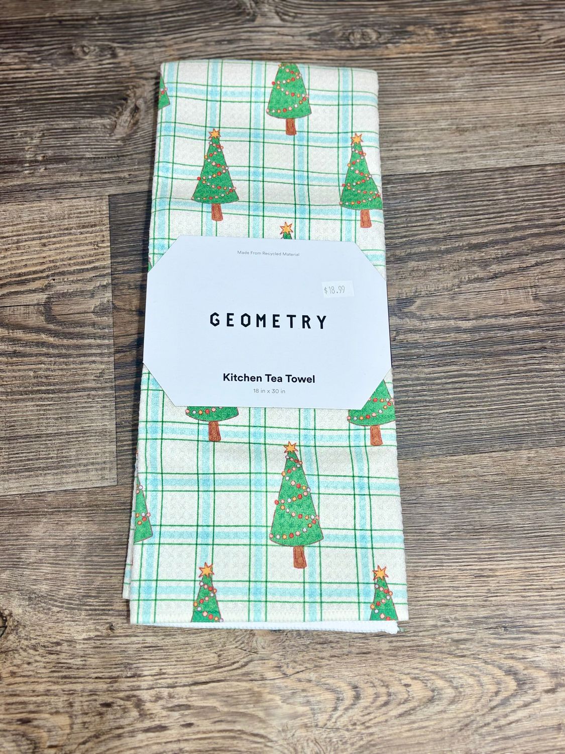 Jolly Plaid Tea Towel