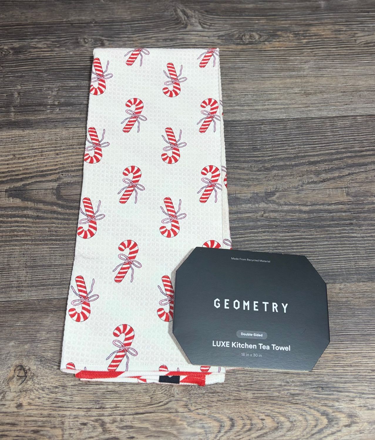 Peppermint Lane Luxe 2 Sided Tea Towel