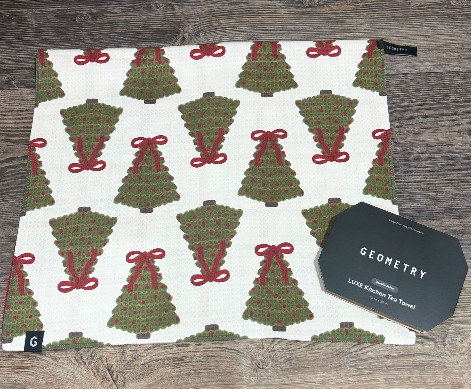 Ribbon Pines Luxe 2 Sided Tea Towel
