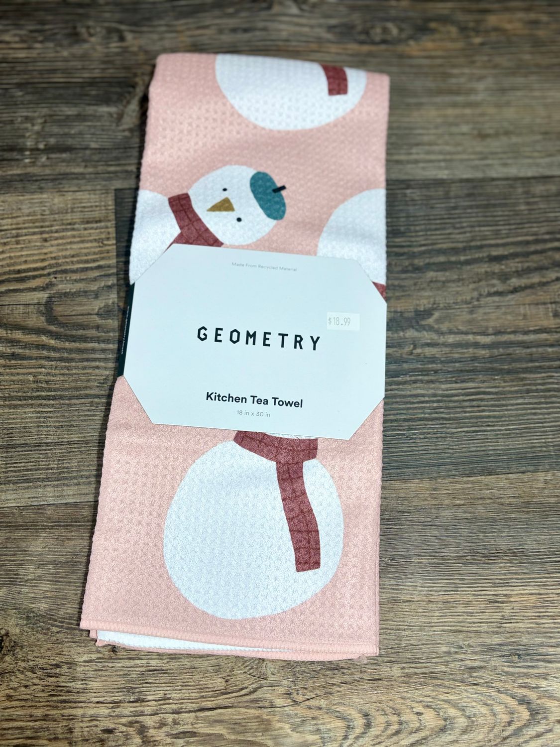 Snowman Tea Towel