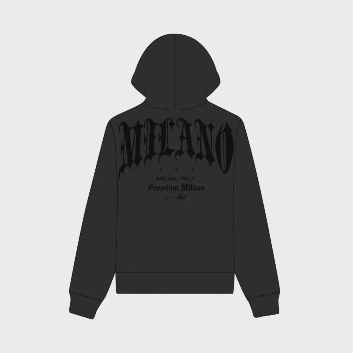 Milano Black Cat Club Hoodie BC5H-100