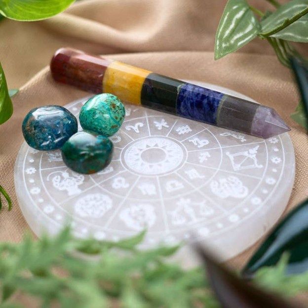 7 Chakra Faceted Wand