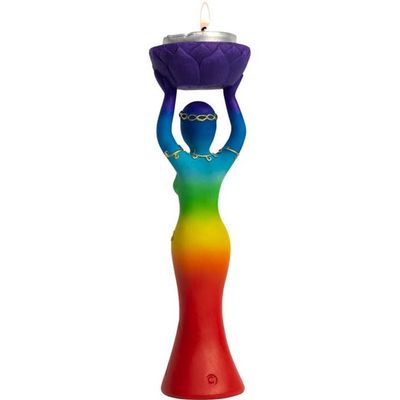 T-Light Holder Chakra Goddess