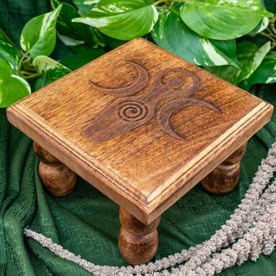 Wood Goddess Altar Table