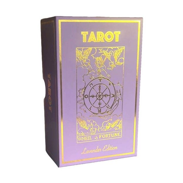 Lavender Gold Foil Tarot &amp; Guide | Classic Tarot Design