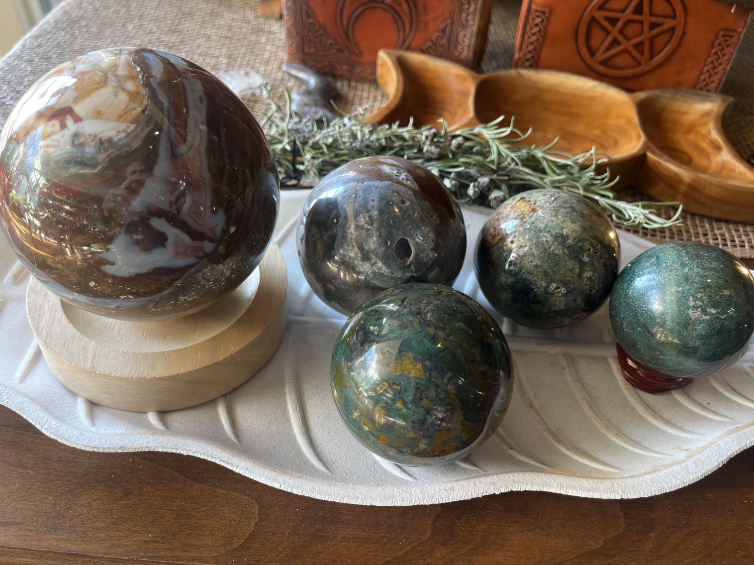 Ocean Jasper Sphere