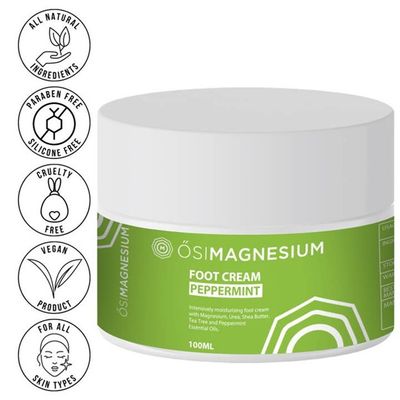 Magnesium Tea Tree and Peppermint Foot Cream