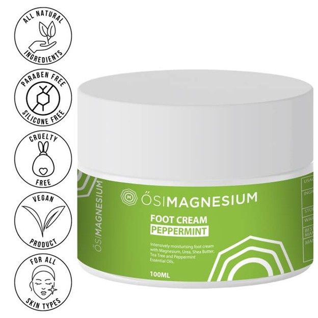 Magnesium Tea Tree and Peppermint Foot Cream