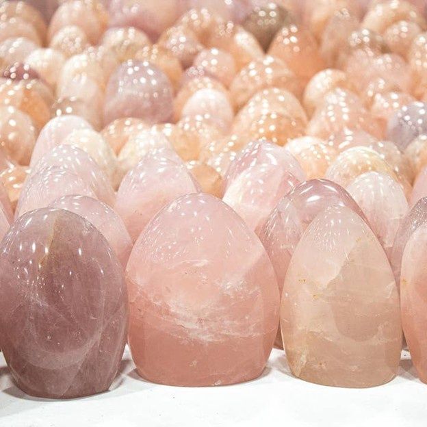 Rose Quartz Free Form Standing