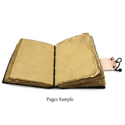 Wise Owl Blank Leather Journal