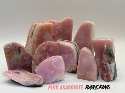 Pink Aragonite Free Forms (rare)