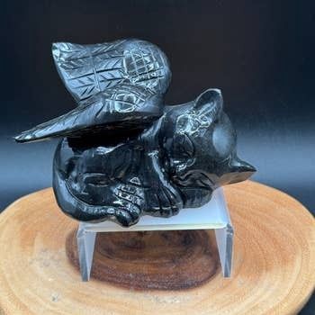 Jasper Sleeping Cat w/Wings