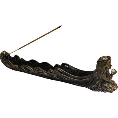 Incense Holder - Fairy w/ Sphere