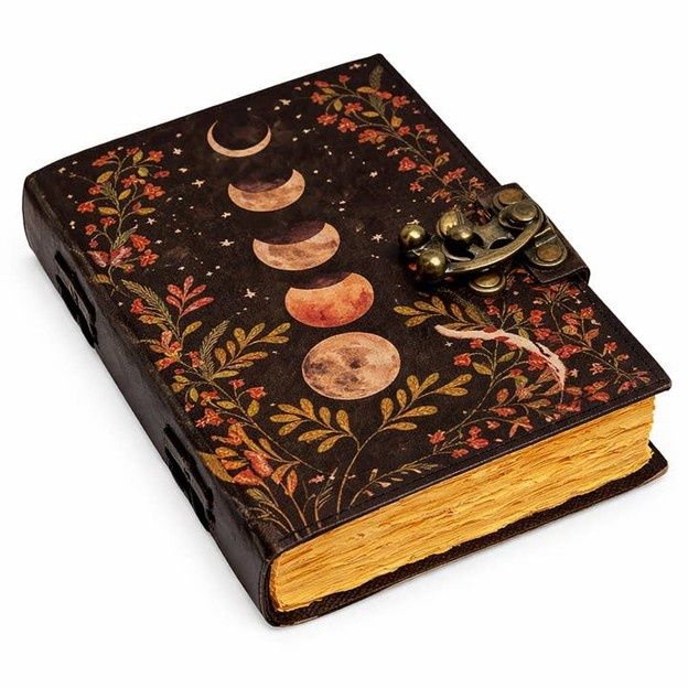 Leather Printed Multi Moon Journal
