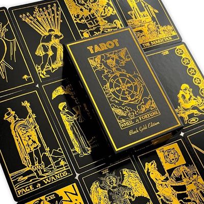 Black Gold Tarot Deck | Classic Tarot