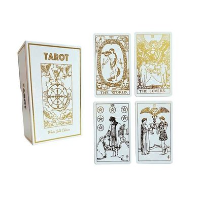 White Gold Tarot &amp; Guide | Classic Tarot Design