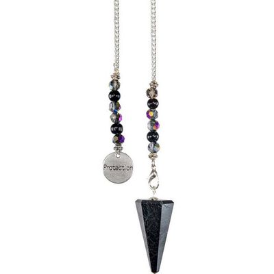 Hexagonal Pendulum - Black Tourmaline