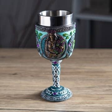 Triple Goddess Maiden Goblet