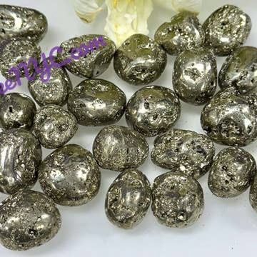 Pyrite Tumbled