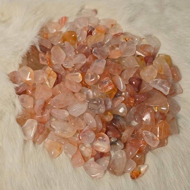 Fire Quartz Tumbled