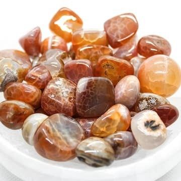Fire Agate Tumbled