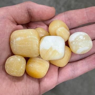 Yellow Calcite Tumbled