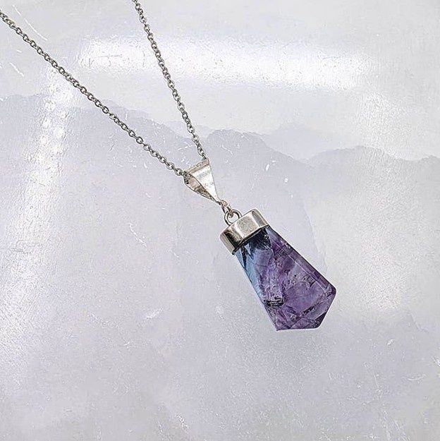 Rainbow Fluorite Pendant