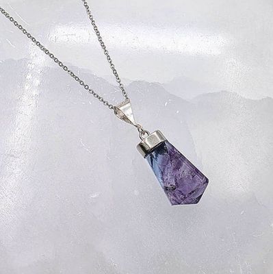 Rainbow Fluorite Pendant