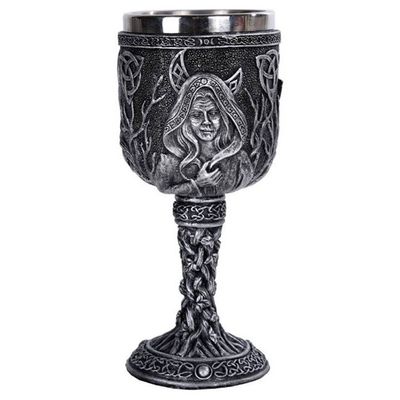 Triple Moon Goddess Goblet