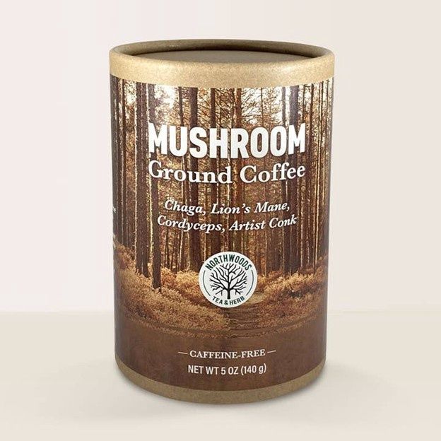Mushroom Ground Coffee — Decaf