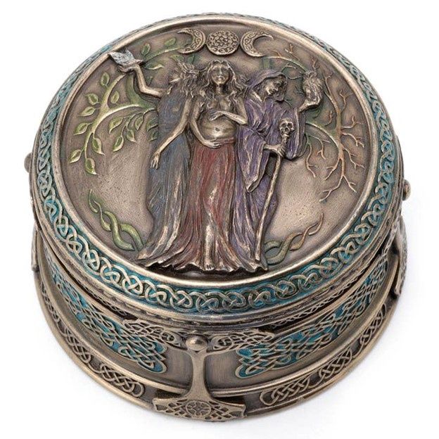 Triple Goddess Trinket Box