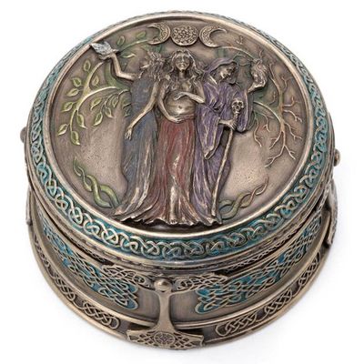 Triple Goddess Trinket Box