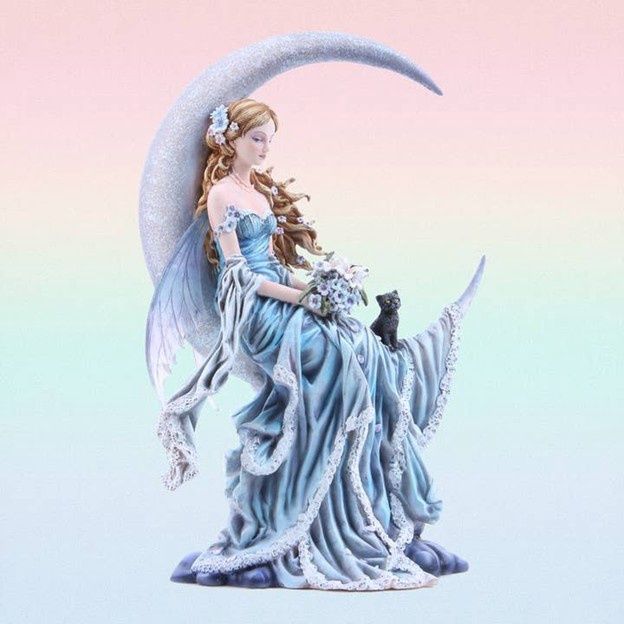 Wind Moon Fairy Statue
