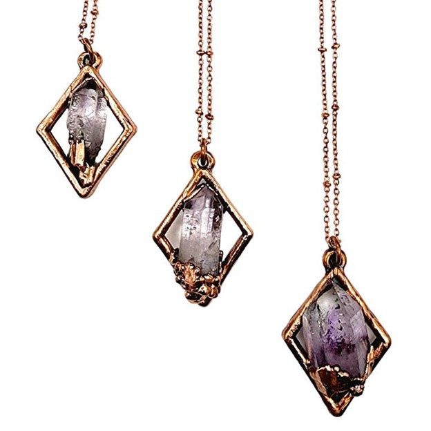 Vera Cruz Amethyst Diamond Necklace