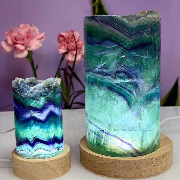 Rainbow Fluorite Lamp Crystal