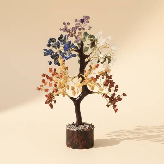 Seven Chakra Tree- Wire Wrapped