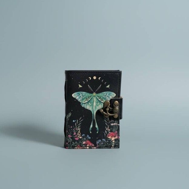 Mini Journal- Leather Luna Moth