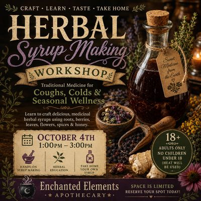 Herbal Syrup Making Workshop