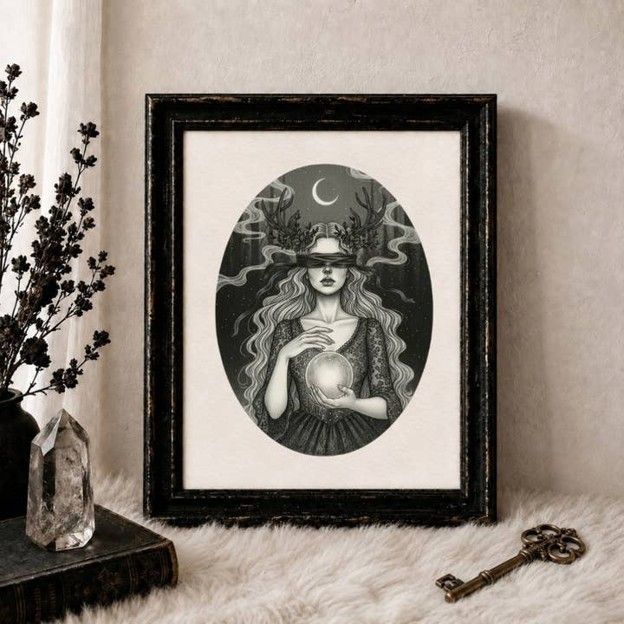 The Seer | Gothic Fine Art Print