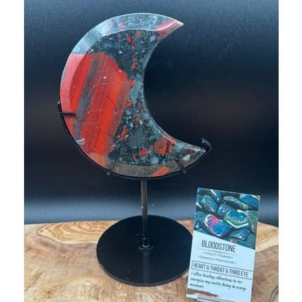 Bloodstone Moon Carving