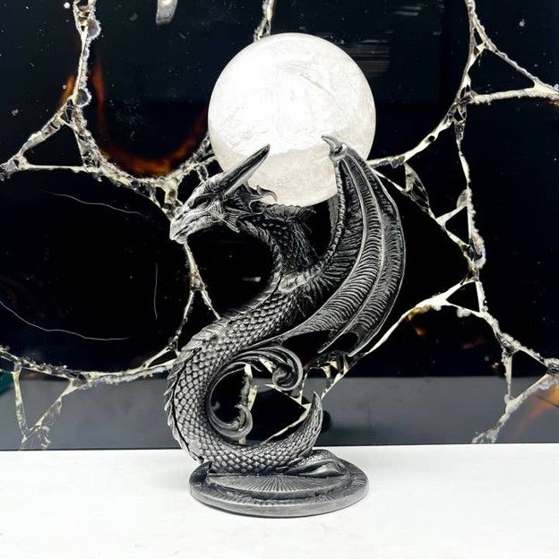 Silver Dragon Sphere Holder
